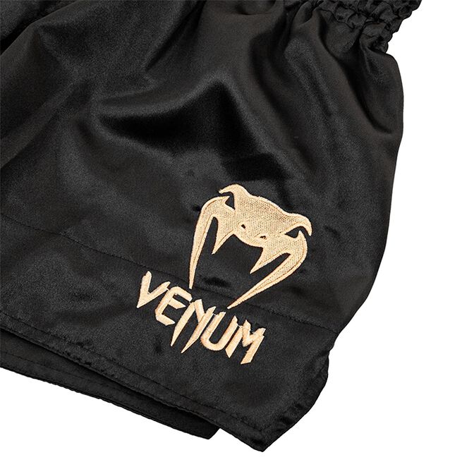 Klassiske Muay Thai Shorts Sort/Guld