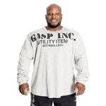 Gasp Thermal Gym Sweater, Grey Melange