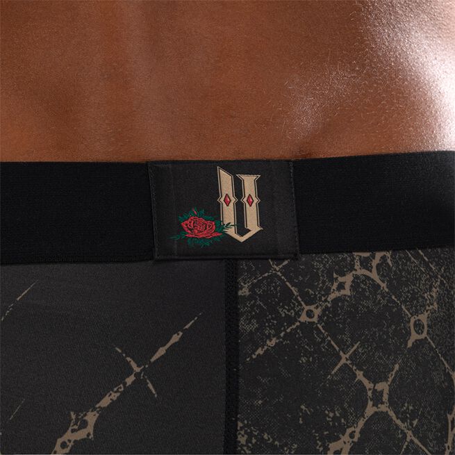 Santa Muerte 5.0 Vale Tudo Shorts Sort Guld