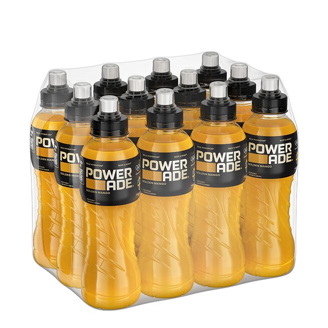 12 x Powerade Sportsdrik 50 cl Golden Mango