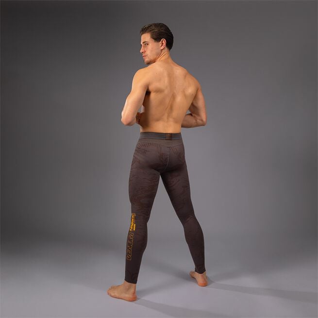 UFC Fusion by Venum Fight Week Men's Performance Tights Earthen Brown