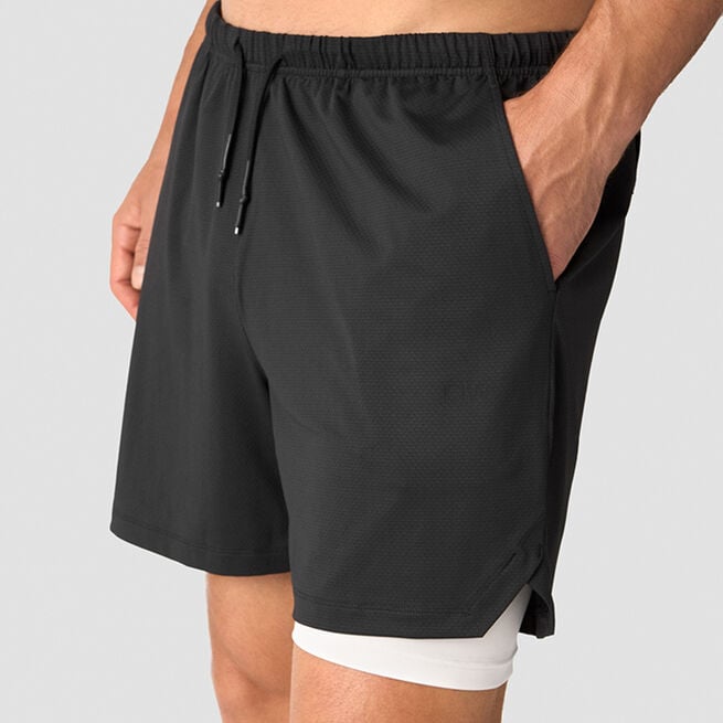 Stride 2-in-1 Shorts, Graphite