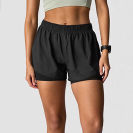 ICIW Mirage 2-in-1 Shorts Wmn, Black Mirage 2-i-1 Shorts Sort