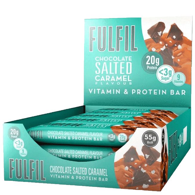 15 x FULFIL Protein Bar, 55 g, Chocolate Salted Caramel 