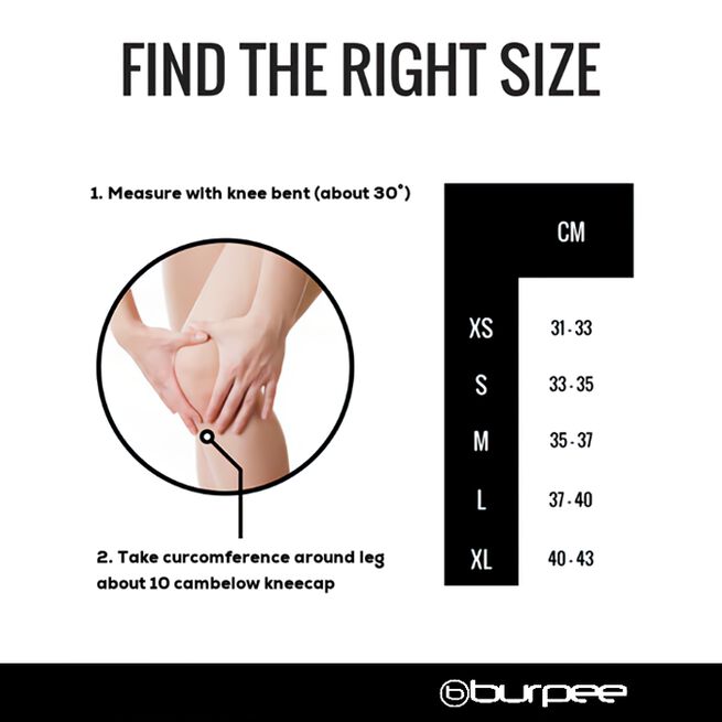 Burpee Knee Sleeves 5mm, Black