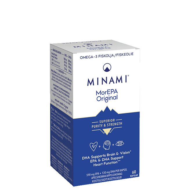 MorEPA Fiskeolie, Smart Fats, 60 kapsler