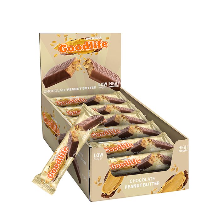 15 x Low Sugar Protein Bar 50 g Chocolate Peanut Butter