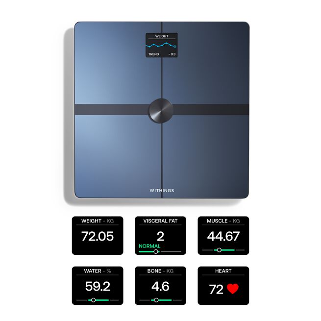 Body Smart Diagnostic Personvægt Sort