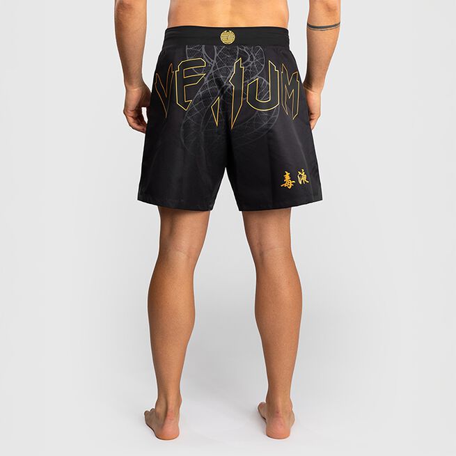 Serpenti Fightshorts Sort Sølv Guld