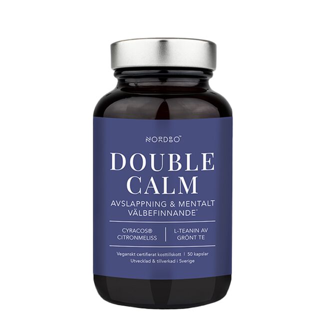 Double Calm Citronmelisse L-theanin 50 kapsler