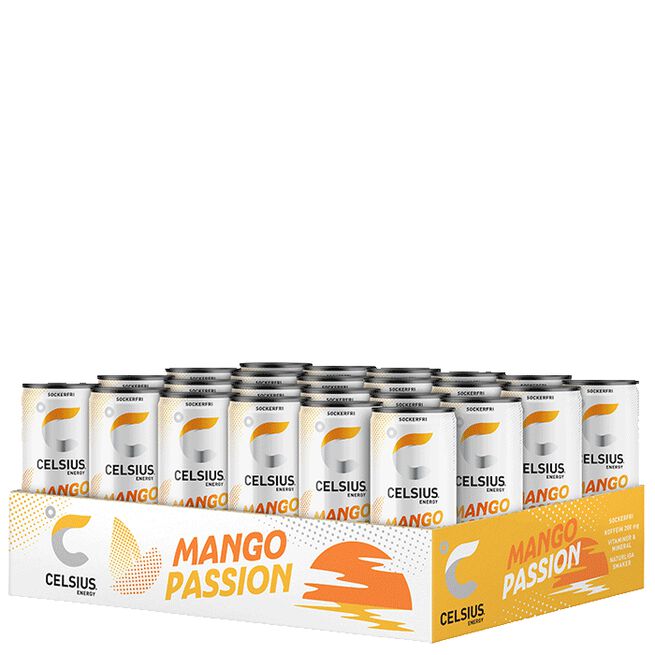 24 x Celsius 355 ml Mango Passion