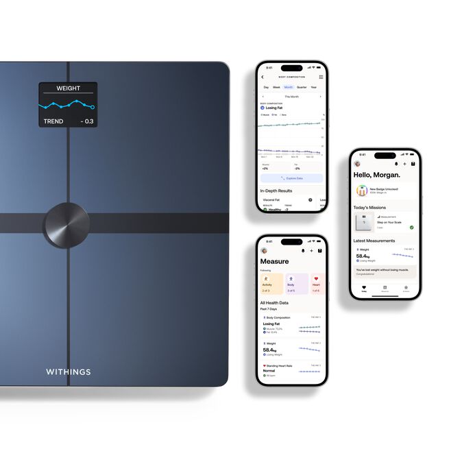 Body Smart Diagnostic Personvægt Sort