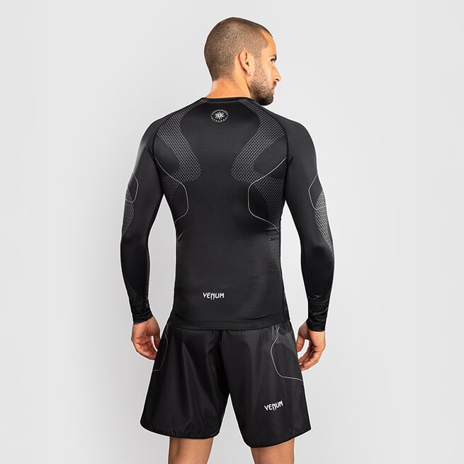 Nexus Rashguard Langærmet Sort Sølv