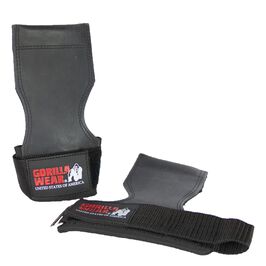 Gorilla Wear Lifting Grips, Black Lifting Gripps Sort