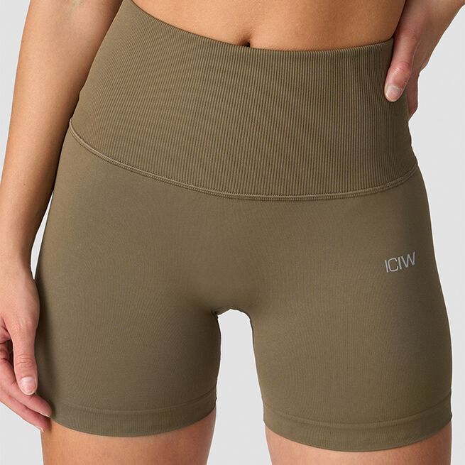 Define Seamless Shorts med lomme Beige