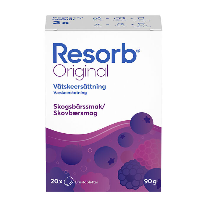 Resorb&reg; Original Skovb&aelig;rsmag 20 stk Skogsb&auml;r