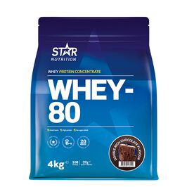 Star Nutrition Whey-80 4kg Whey-80 Valleprotein 4 kg Double Rich Chocolate