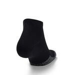UA Heatgear Low Cut 3-pack Socks, Black/Steel