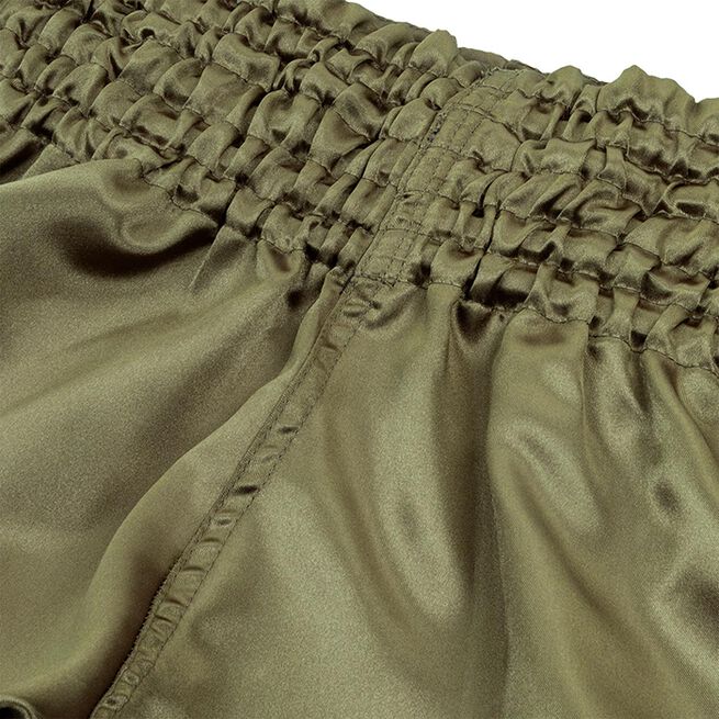 Klassiske Muay Thai Shorts Khaki/Sort