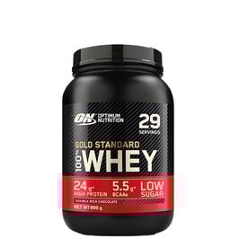 100% Whey Gold Std, 909 g, Double Rich Chocolate  100% Whey Gold Standard Valleprotein 908 g Double Rich Chocolate