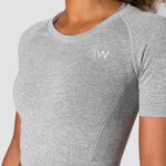 ICANIWILL Nombre Seamless T-shirt Light Grey Melange