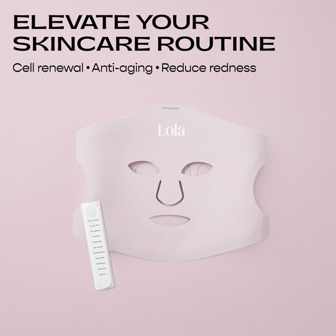 Glow LED Ansigtsmaske Rosa