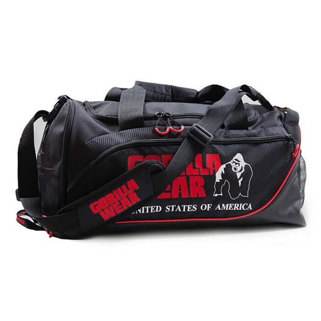 Jerome Gym Bag, Black/Red 