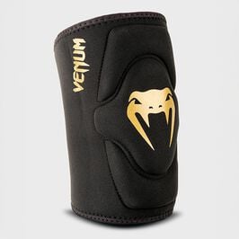 Venum Kontact Knee Pads Black/Gold, L  Kontact Knæbeskyttere Sort/Guld