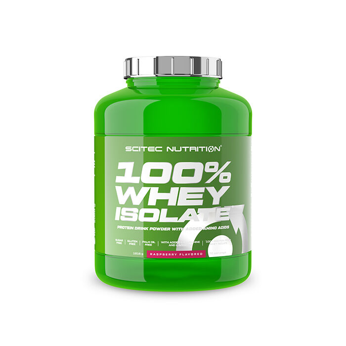 100% Whey Isolate Valleproteinisolat 1816 g raspberry