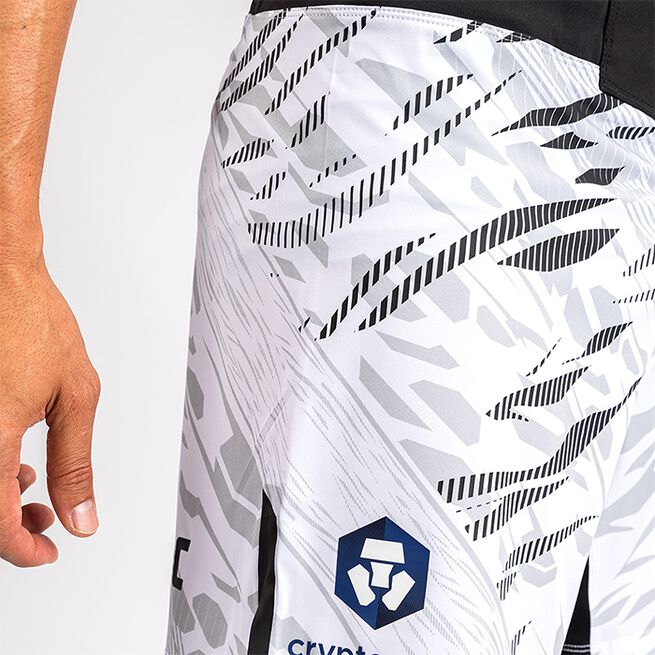 UFC Fusion Authentic Fight Night Men's Fight Shorts Short Fit White