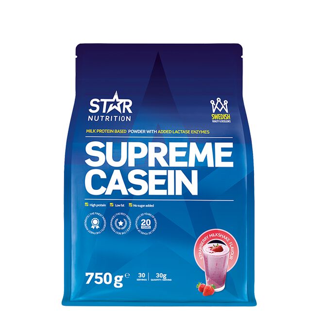 Star Nutrition Supreme Casin Strawberry milkshake