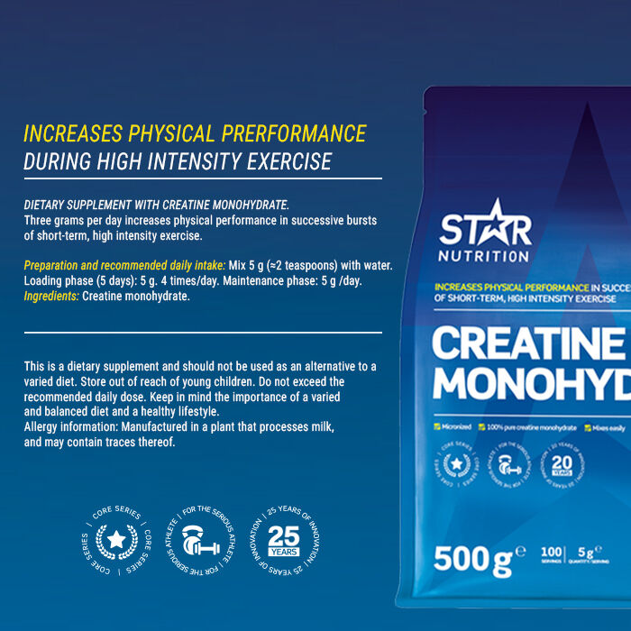 Kreatin monohydrat 500 g