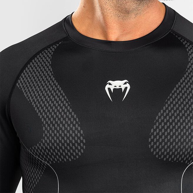 Nexus Rashguard Langærmet Sort Sølv