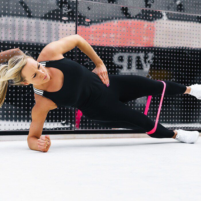 Booty Builder Minibands Pink 4-pak