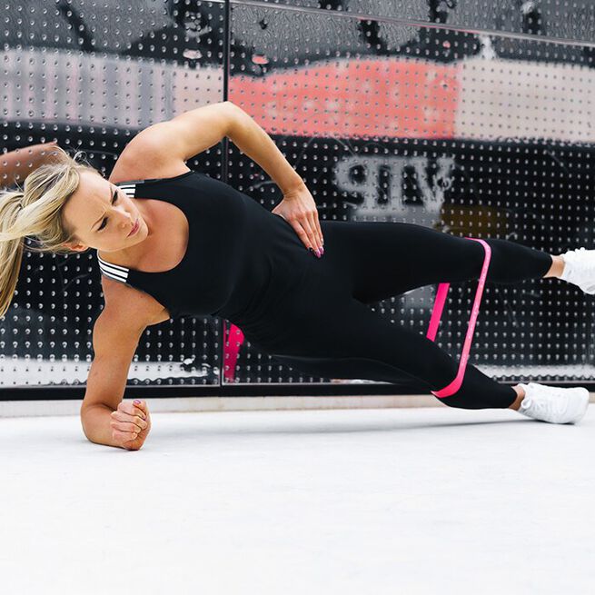 Booty Builder Minibands Pink 4-pak