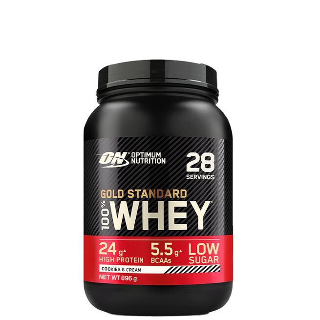 100% Whey Gold Standard Valleprotein 908 g Cookies and Cream