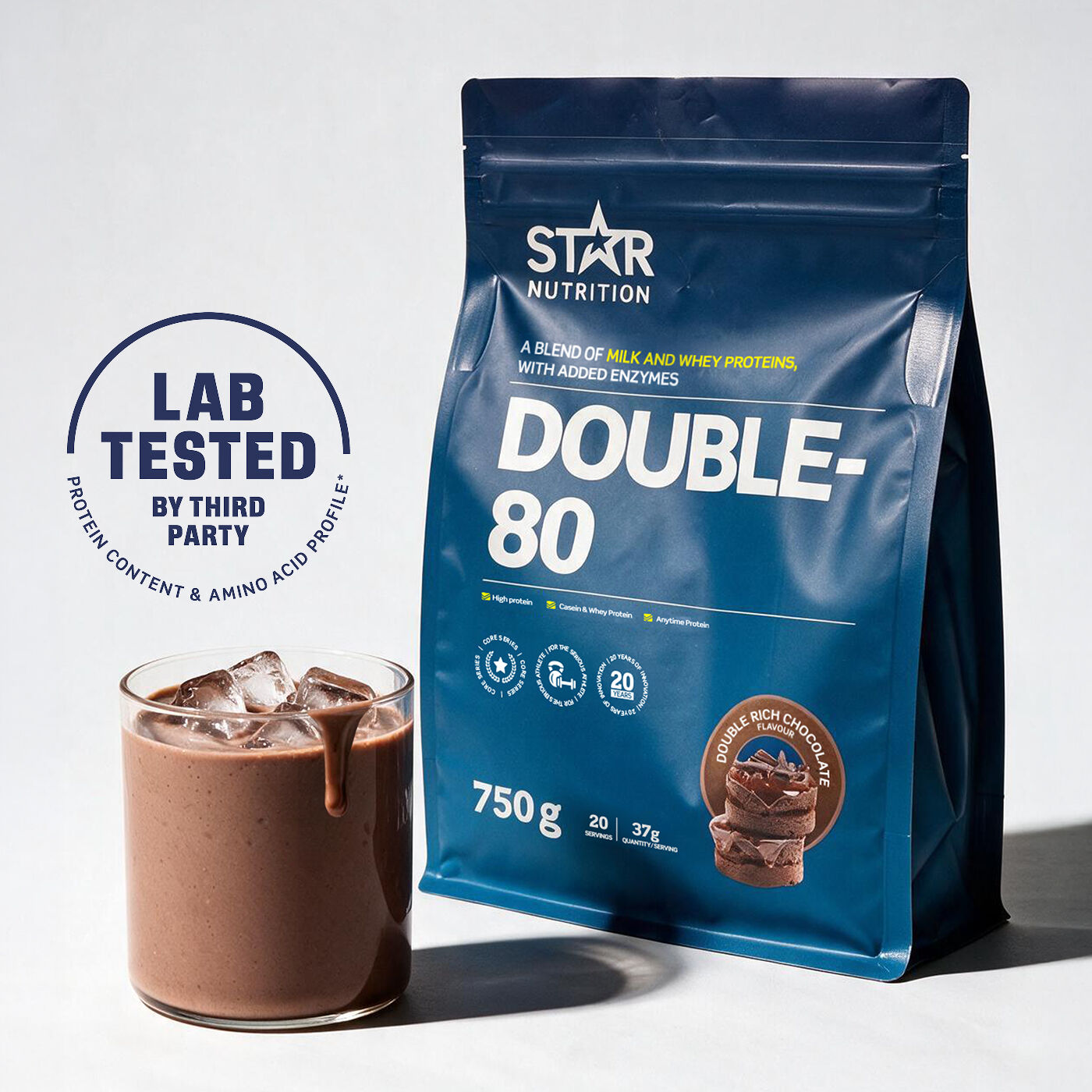 Double-80 Proteinpulver 750 g double_rich_chocolate