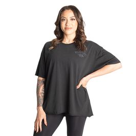 Better Bodies Relentless Oversize Tee, Washed Black Relentless Oversize T-shirt Sort