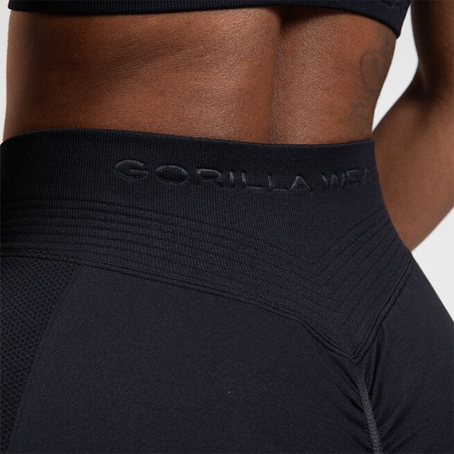 Whitney sømløse shorts sort