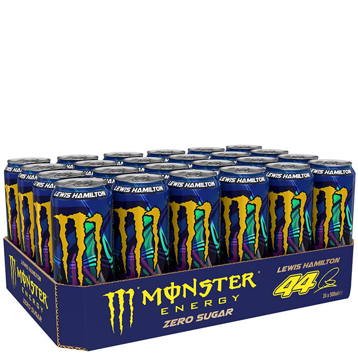 Køb 24 x Monster Energy Lewis Hamilton Zero Sugar, 50 cl