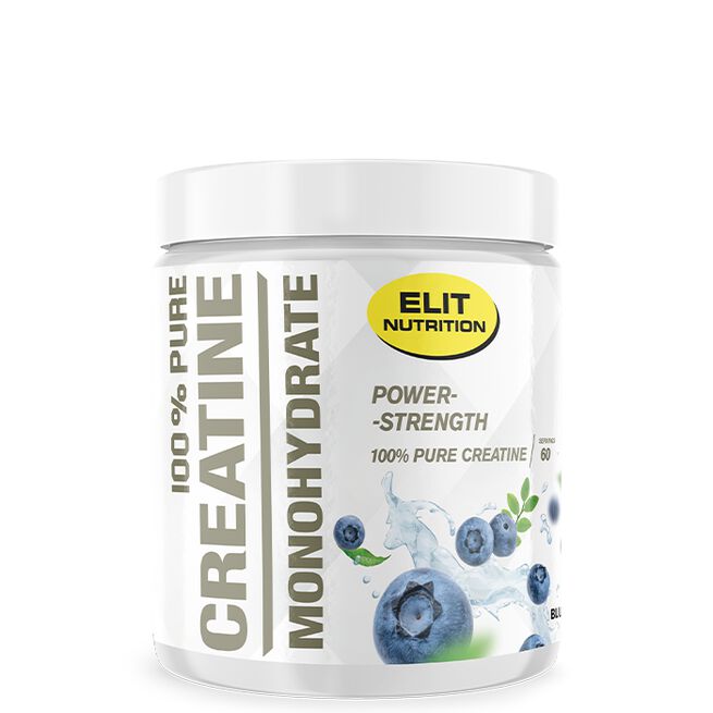ELIT 100% ren kreatinmonohydrat 300 g Blueberry