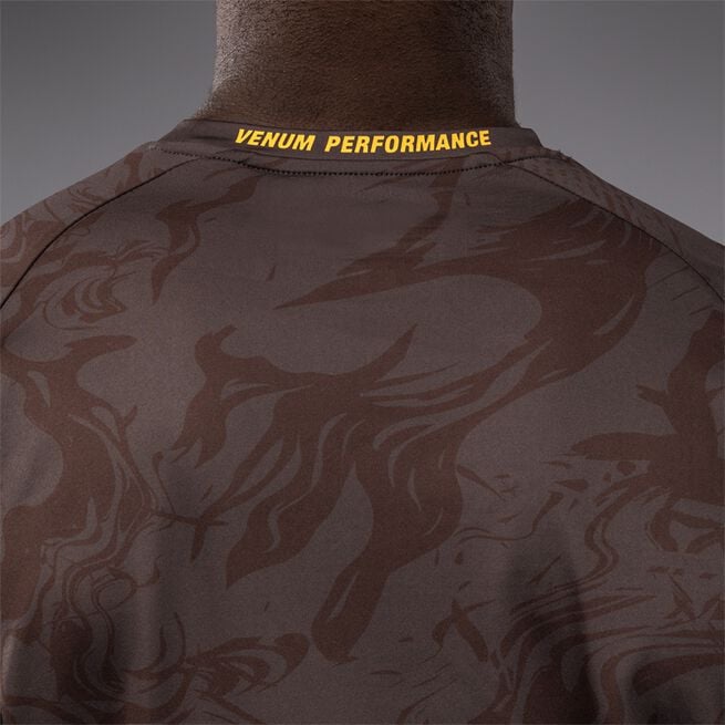 UFC Fusion by Venum Fight Week Men's Dry-Tech T-Shirt Earthen Brown