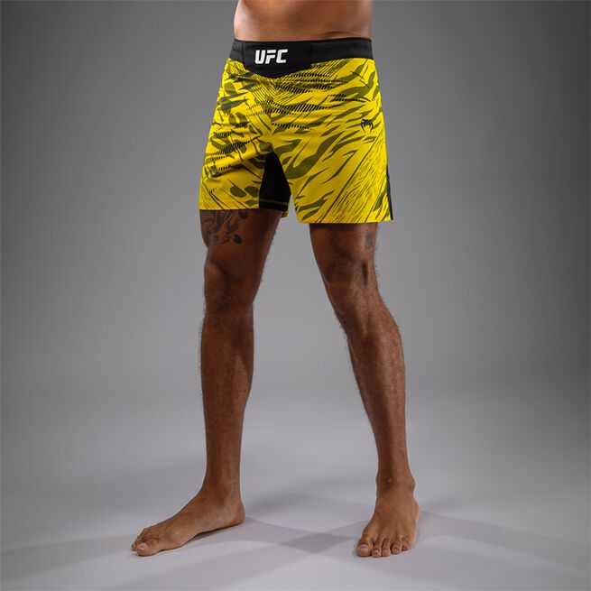 UFC Fusion Authentic Fight Night Men's Fight Shorts Short Fit Yellow