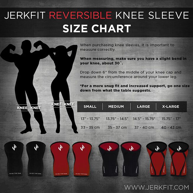 Jerkfit Vendbar Knee Sleeve
