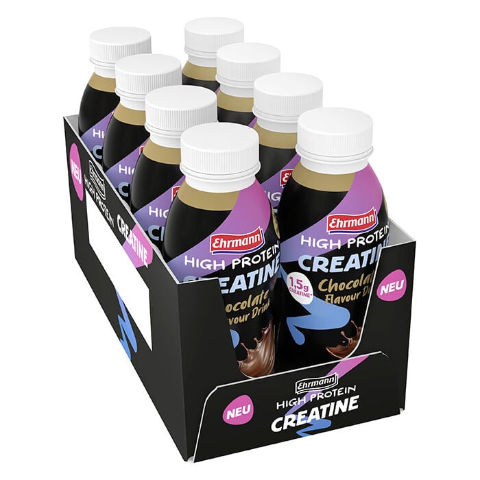 8 x Ehrmann High Protein Creatine Drik Chokolade 330 ml Chocolate