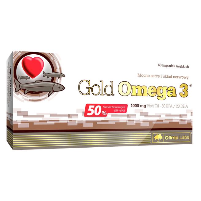 Omega 3 Gold, 1000 mg, 60 caps 