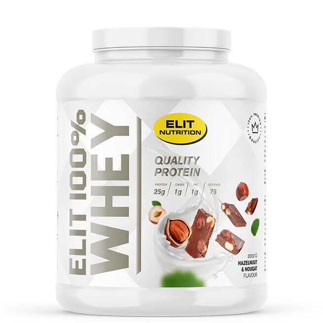 ELIT 100% Valleprotein 2000 g Hazelnut & Nougat