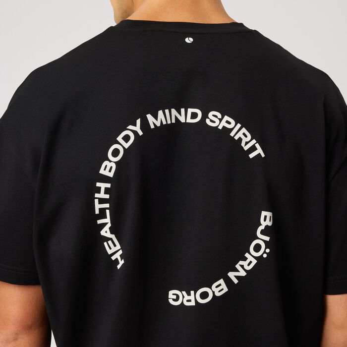 Borg Gym Oversized T-shirt Sort