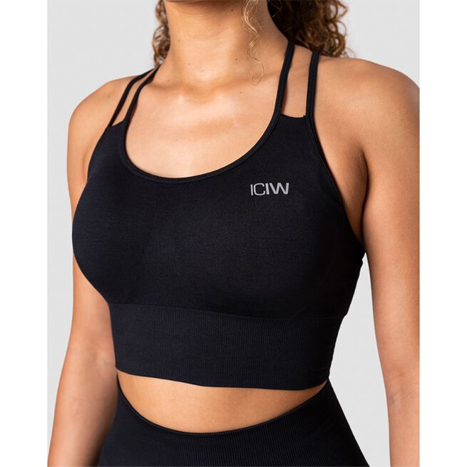 Define Seamless Sports Bra, Black