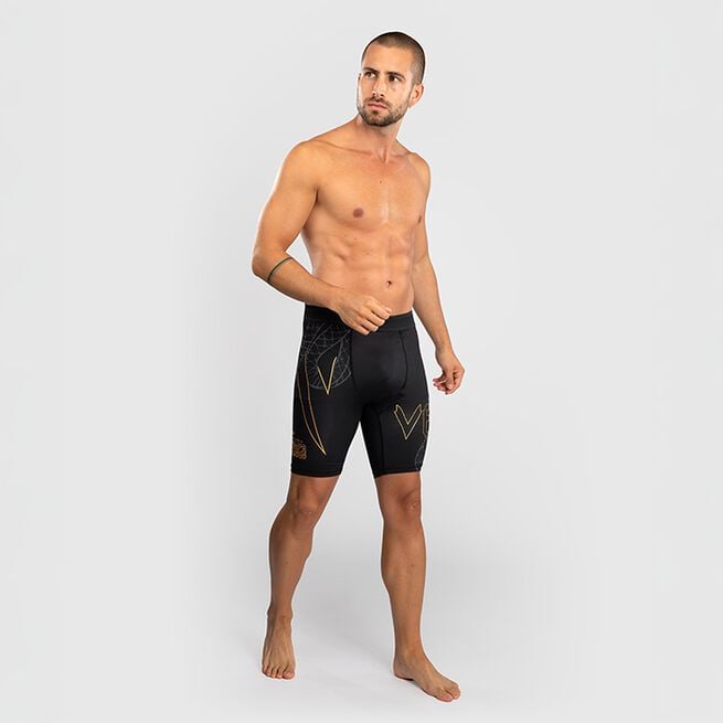 Serpenti Vale Tudo-Shorts Sort Sølv Guld